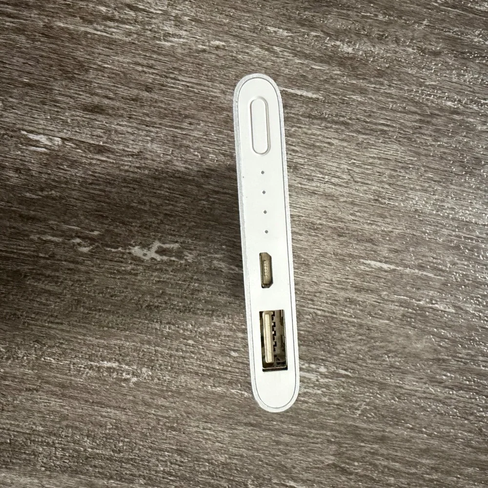 Xiaomi Mi Power Bank Silver Slim Portable External Battery Charger